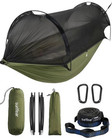  Camping Hammock With Net - Double single Hammock With House-like Net- Easy 