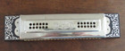 Vintage Harmonica M  Hohner No 48 1 2  Tremolo Concert Harp Hammered Reeds   Box