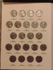 Complete Book set Jefferson Nickels 1962-1996 In Littleton Folder