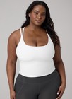 New Women s Fabletics White Principal Built-in Bra Tank Size Xxl-1x Sports Bra