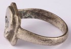 Skull Ring Button Antique Amulet Protecting Against Death Signet Memento Mori