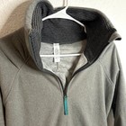 Ivivva Lululemon Shiver Stopper Fleece Pullover Girls Size 14 Gray Herringbone 