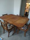 Duncan Phyfe Mahogany Circa 1930s Dining Table Vintage 