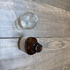 2 Vintage Antique Style Poison Drug Store Bottles With Retro Pharmacy Labels