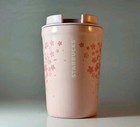 Starbucks 2026 Cherry Blossom Sakura Pink Stainless 12oz Tumbler Flip Lid Nwt