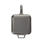 Lodge 12 Inch Square Cast Iron Grill Pan  Ribbed 12-inch Square Cast Iron Grill