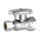 Efield 1 2  Fip    3 8  Od Compression 1 4 Turn Straight Stop Valve Free Shipping