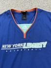 Vintage Adidas New York Liberty Womens Warm Up Shirt Large Wnba Training Workout