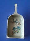 Beautiful Ceramic Art Pottery Floral Bird Wall Decor Dish Double Spoon Rest