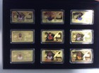 Jordan-bryant-harding-lebron And More 24k Gold Plated 9 Piece Collector Set Coa