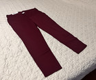 New Womens Seven7 Stretch Skinny Ponte Leggings Pants Size 18 Cranberry