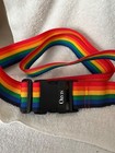 Rainbow Adjustable Luggage Strap Travel Suitcase Lock Safe Belt Baggage Bag Tie