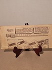 Vintage Craftaid Leather Template Rose Boxer No  2470 Billfold Pattern Dog Usa