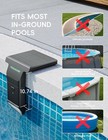 Solar Pool Lights For Metal Frame Above Ground Pool  10-color 4-mode Light Sensi