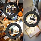 Ring Light Overhead Camera Phone Mount For Desk Video Recording Live Streaming