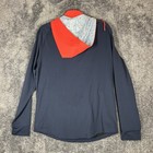 Swannies Golf Logan Hoodie Mens Medium Navy Red Stretch Pullover Hooded Nwt