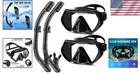 Panoramic Diving Mask With Dry Snorkel