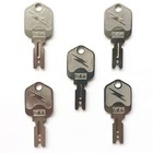  5  Pollak Oem Forklift Ignition Keys Clark Crown Gradall Gehl Hyster Komatsu  