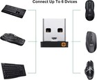 Logitech Usb Unifying Receiver 2 4 Ghz Wireless Dongle Connect Up To 6 Devices   