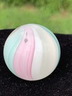 Modern Art Glass Swirl Marble Multi Colors 1 25  Large Mint Beautiful See Pics 