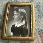Vintage Hand Crafted 24k Gold Plated Picture Frame Beaded Desk Frame 4   x5   