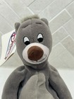 The Disney Store The Jungle Book Baloo 8    Mini Bean Bag Plush Nwt Vintage