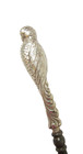 Antique Sterling Silver Button Hook Rare Parrot Bird