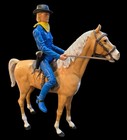 Vintage Marx Johnny West General Custer Action Figure  Horse   Accessories 