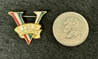 Wwii Accessocraft V For Victory Enamel Brooch Patriotic 1940s