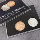 Digital Dissolve  walking Liberty Half Dollar  Magic Tricks Visually Coin Change
