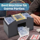 4-deck Automatic Card Shuffler For Casino Blackjack  Uno  Poker Card Games