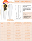 Runhit 2 Pairs Kids Basketball Leg Sleeve Youth Small  2 Pairs  White white 