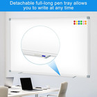 White Board Dry Erase Whiteboard For Wall 72x40 Aluminum Presentation Magnetic W