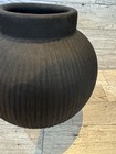 Ceramic Vase Round  Black  Threshold Watertight  Tabletop Decor  Bouquet Holder