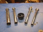 Enterprise Old Style Nut Stainless Steel Tubes Set Sausage Stuffer Lard Press  1
