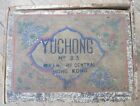 Hong Kong 1900 Advertising Wooden Box Crate  China Chinese Yuchong  83 Queens Rd
