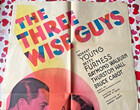 The Three Wise Guys Movie Poster Original 1936 One Sheet Vintage Advertising