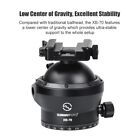 70mm Ballhead For Hunting Tripod W Picatinny   Arca Swiss Clamp load 88lb 40kg 
