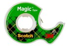 Scotch Magic Tape 4 Rolls Invisible Home Office Supplies Clear Dispensers