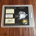 Apollo 13   Psa   Crew Signed Autograph Presentation   Jack Swigert James Lovell