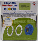 Hand2mind Advanced Numberline Clock - Kids Learning Clock Sealed New 