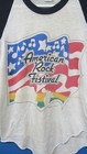 Vintage American Rock Festival 1984 Ozzy Motley Crue Baseball Tee Tour Shirt