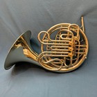 Holton H179 Double French Horn With Nickel Finish Plays Needs Restringing 659118