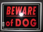 5-pack Beware Of Dog Signs 10 X 14  Reflective Aluminum Private Property Sign