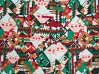 Lularoe Women s Christmas Leggings Green  Red   White With Santa Size Tc2 New