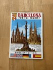 Vintage 1960 Barcelona Spain Tourist Map-city Guide English Fold-out Brochure