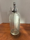 Rare Cold Spring Brewing Co  Mn Vintage Seltzer Bottle Acid Etched Metal Siphon