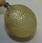 German Antique Gold Glass Bumpy Lemon Vintage Fruit Christmas Ornament 1930 s
