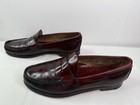 G h bass Weejuns Vintage Burgundy Leather Classic Slip-on Preppy Loafers Size 9
