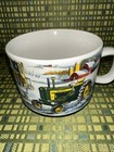 John Deere Winter Farm Scene Mugs   Glasses   Cups - Set Of 2